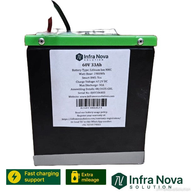 INS 60V 33Ah Lithium-Ion Battery