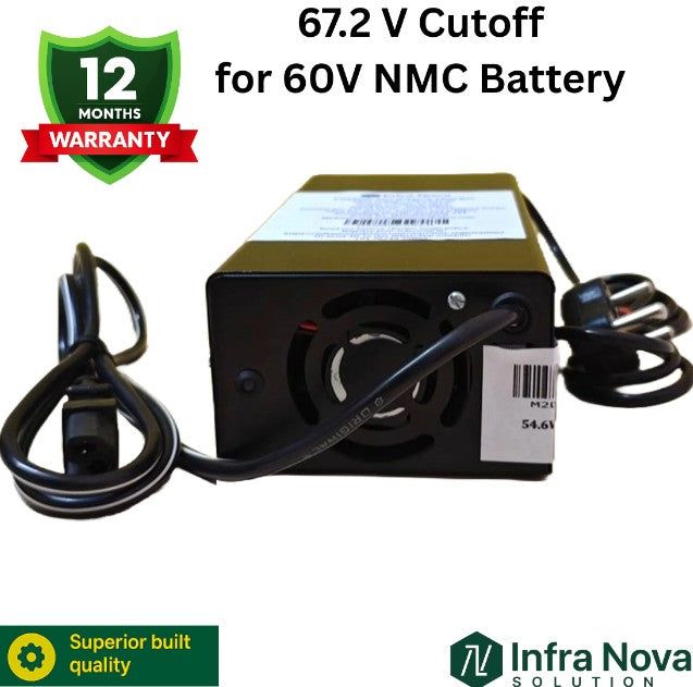 Infra Nova Lithium-Ion Battery Charger – 67.2V 6A