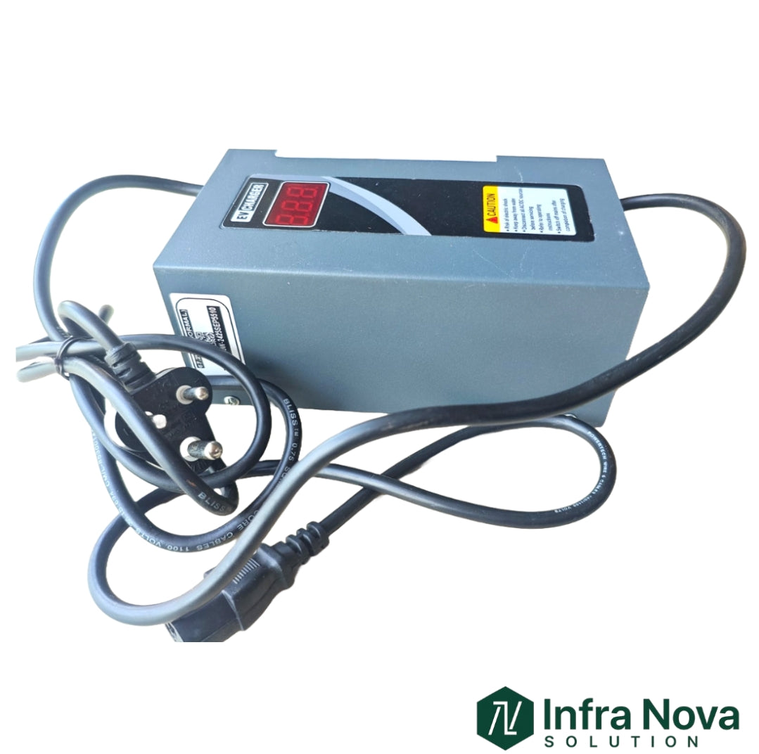 INS 58.8V 6A Lithium-Ion Battery Charger with Display