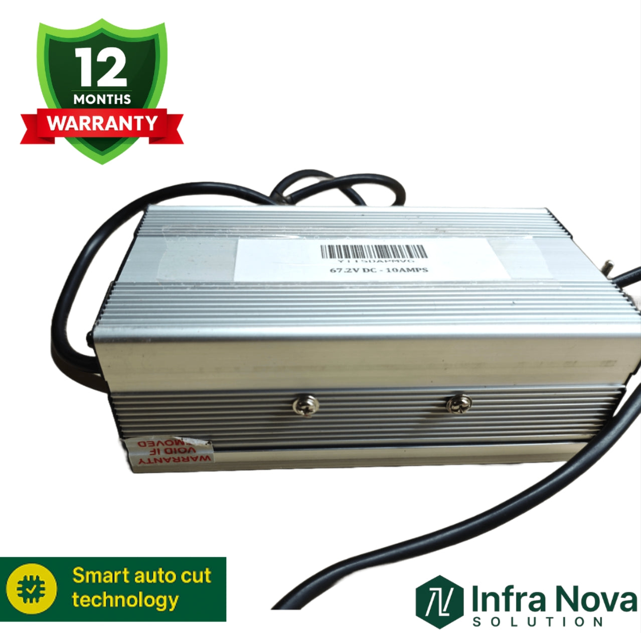 INS 67.2V 10A Fast Lithium-Ion Battery Charger | 1 Year Warranty