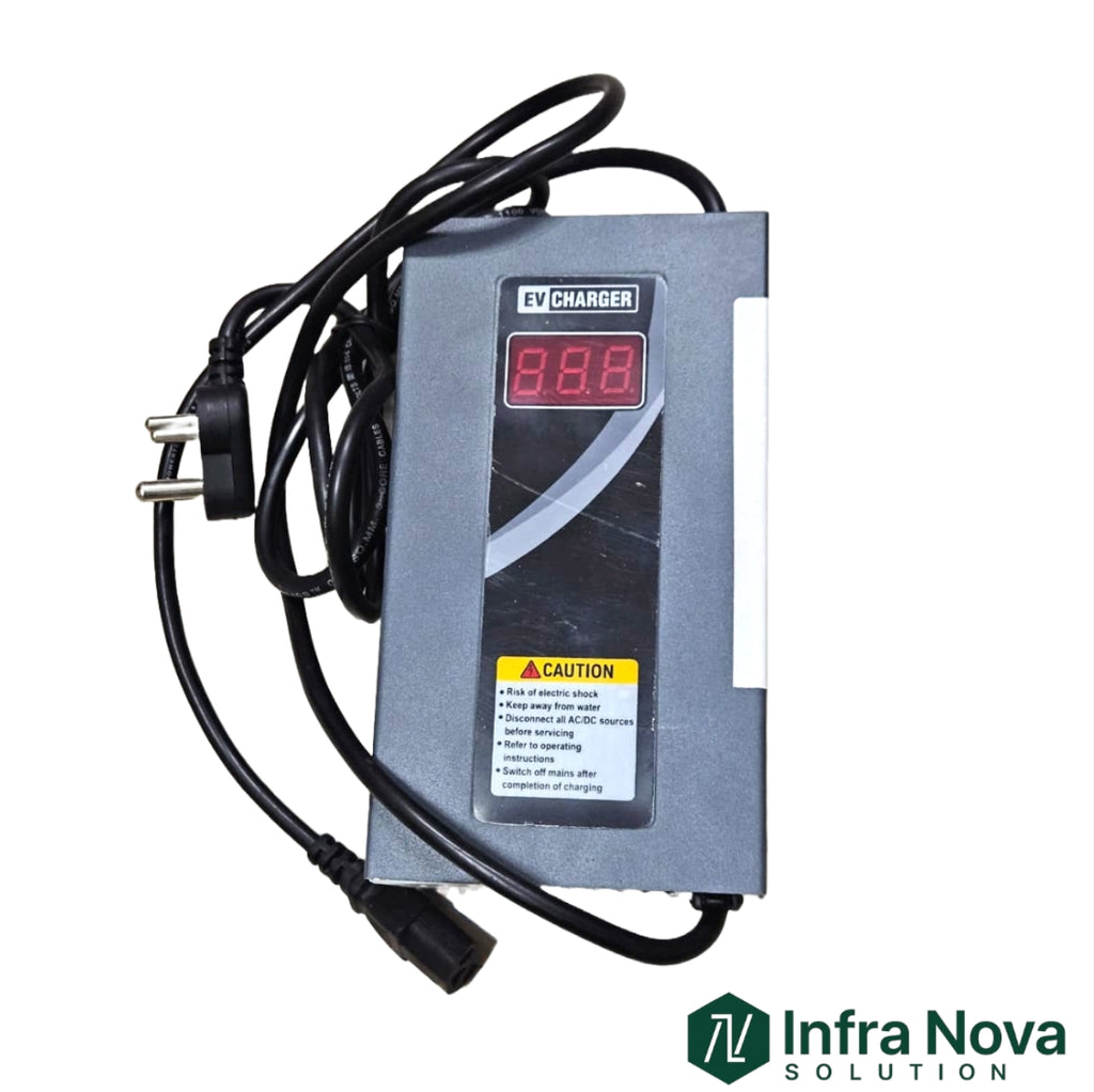 INS 84V 6A Lithium-Ion Battery Charger with Display | 1 Year Warranty