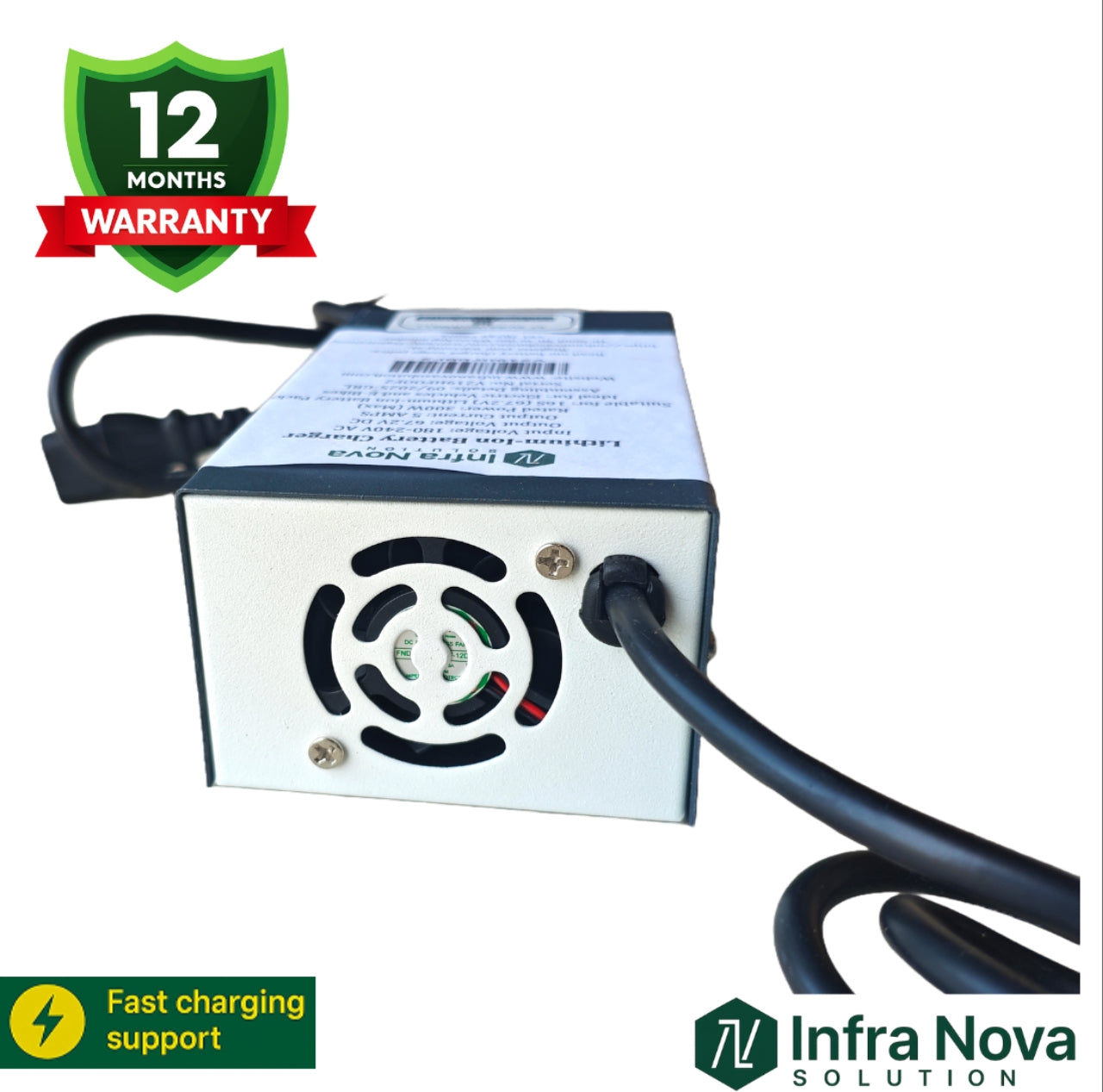 INS 67.2V 6A Lite Lithium-Ion Battery Charger (4 LED Indicator) | 1 Year Warranty
