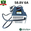 INS 58.8V 6A Lithium-Ion Battery Charger with Display