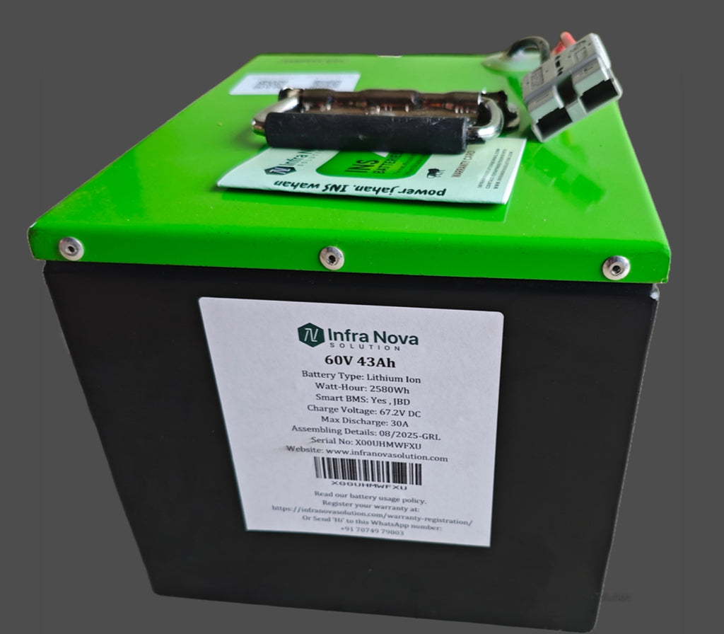 INS 60V 43Ah Lithium-Ion Battery