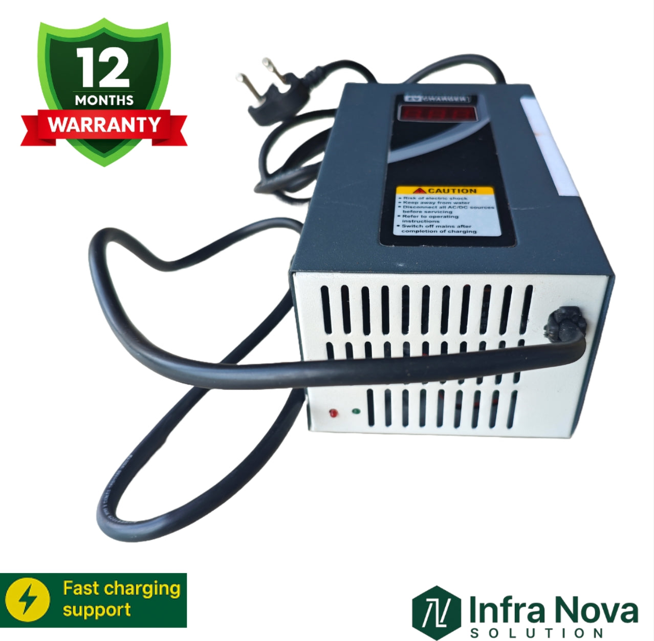 INS 67.2V6Amp Lithium-Ion Battery Charger With Display- 1 Year Warranty
