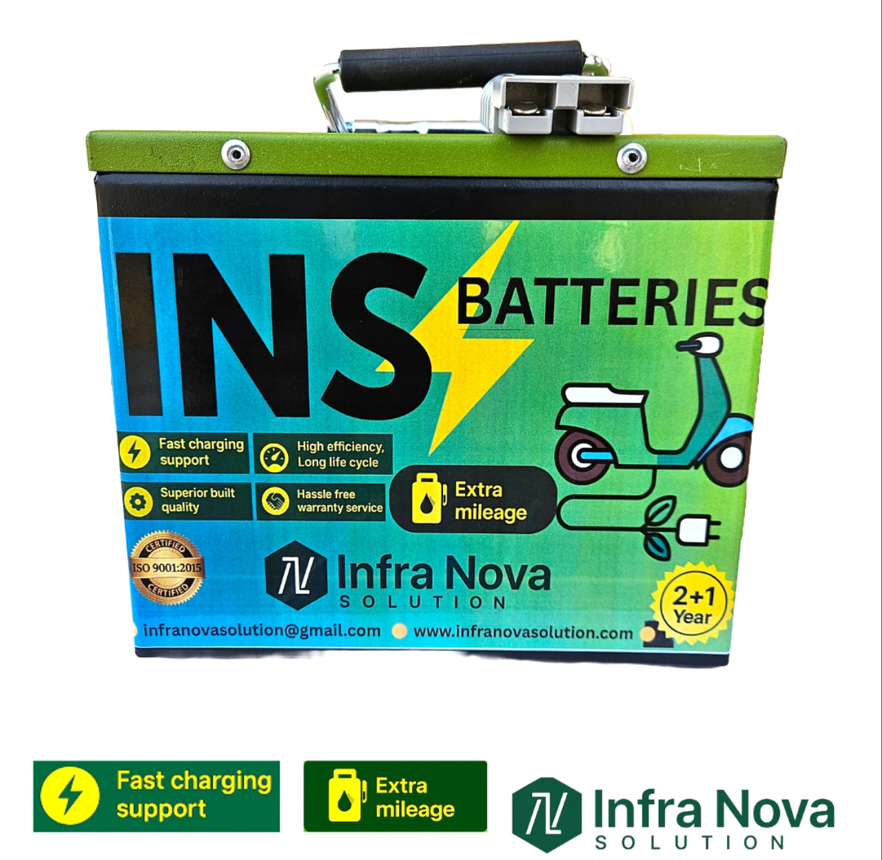 INS 60V 25Ah Lithium-Ion Battery
