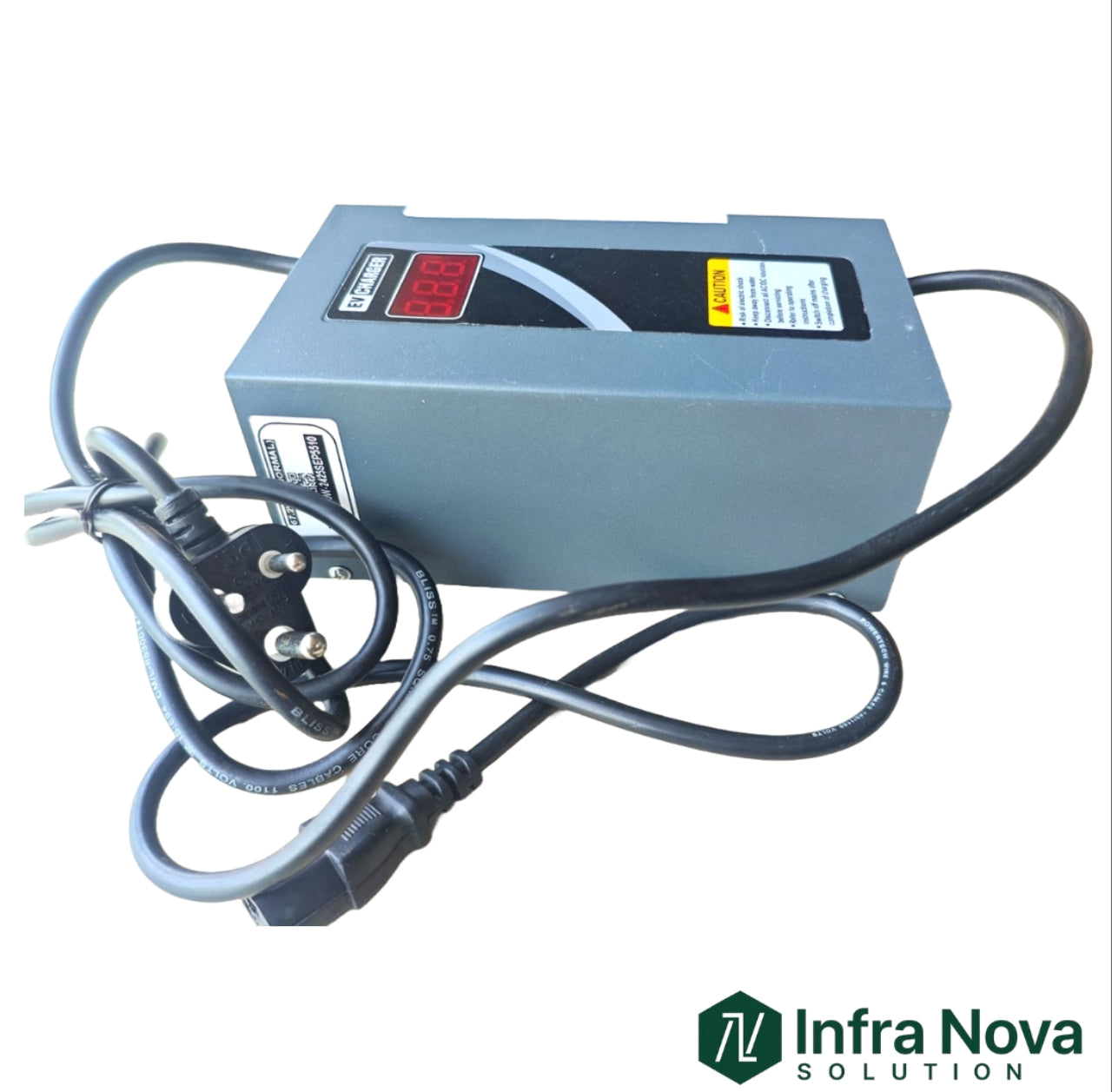 INS 71.4V 6A Lithium-Ion Battery Charger with Display | 1 Year Warranty
