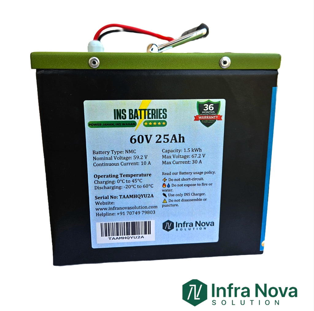 INS 60V 25Ah Lithium-Ion Battery
