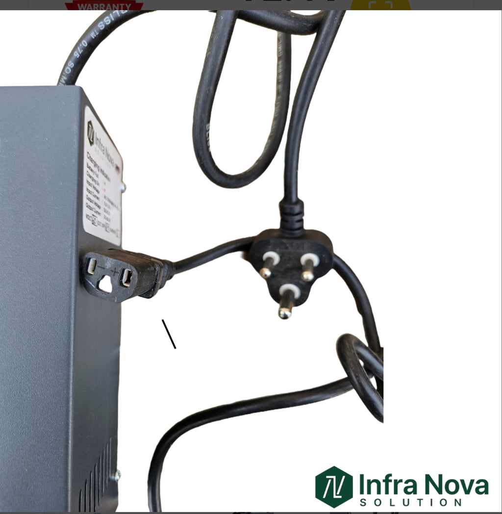 INS 71.4V 6A Lithium-Ion Battery Charger with Display | 1 Year Warranty