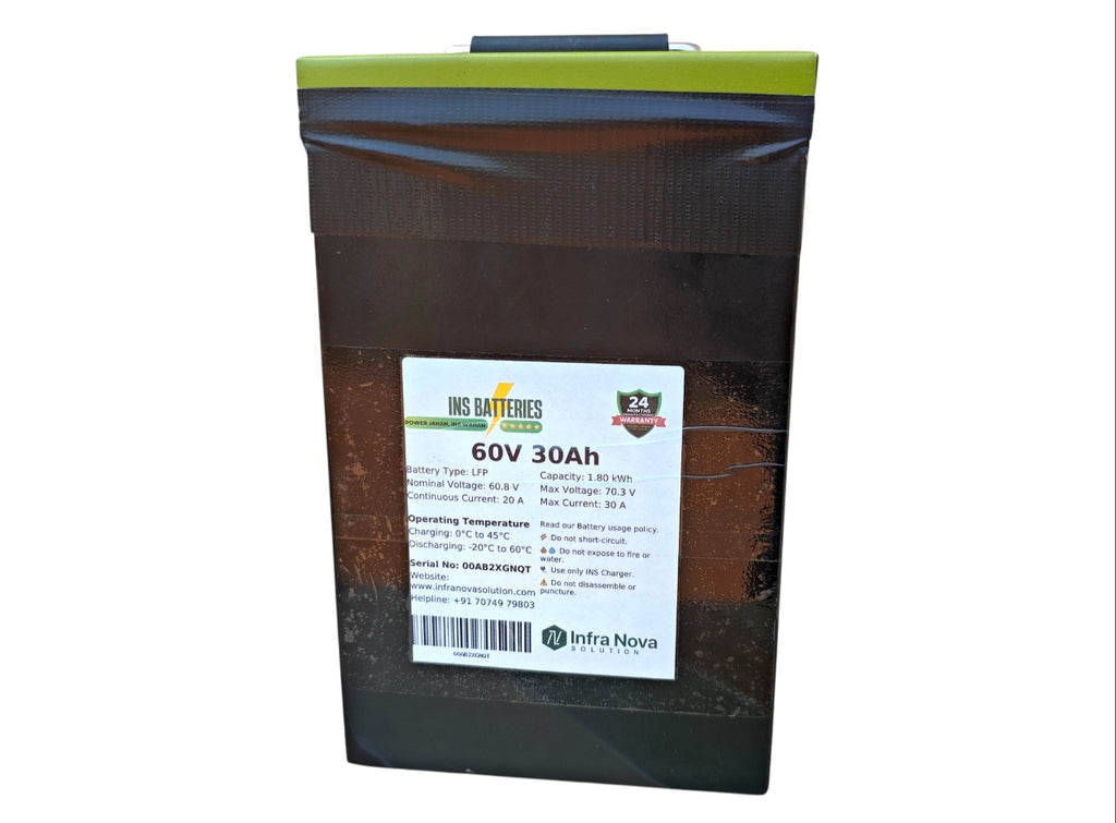 INS 60V 30Ah LFP Lithium Battery