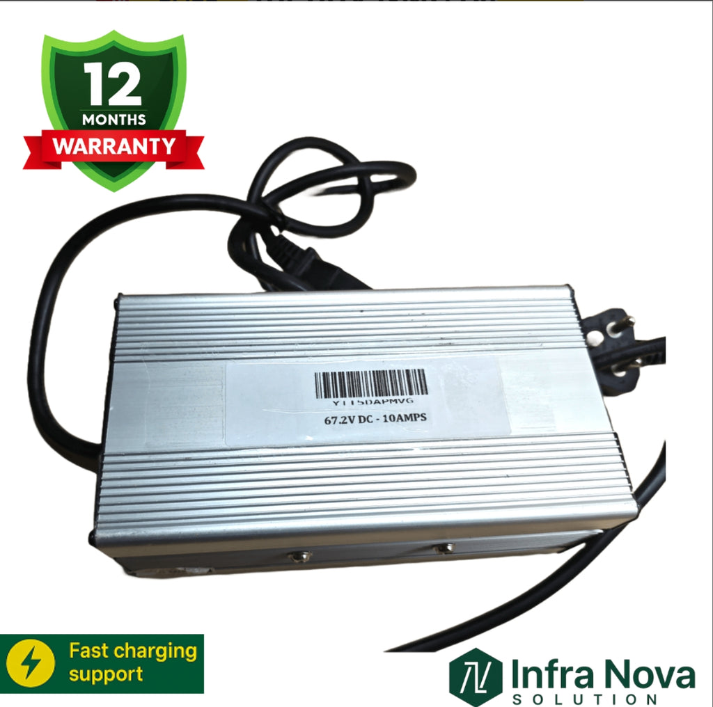 INS 67.2V 10A Fast Lithium-Ion Battery Charger | 1 Year Warranty